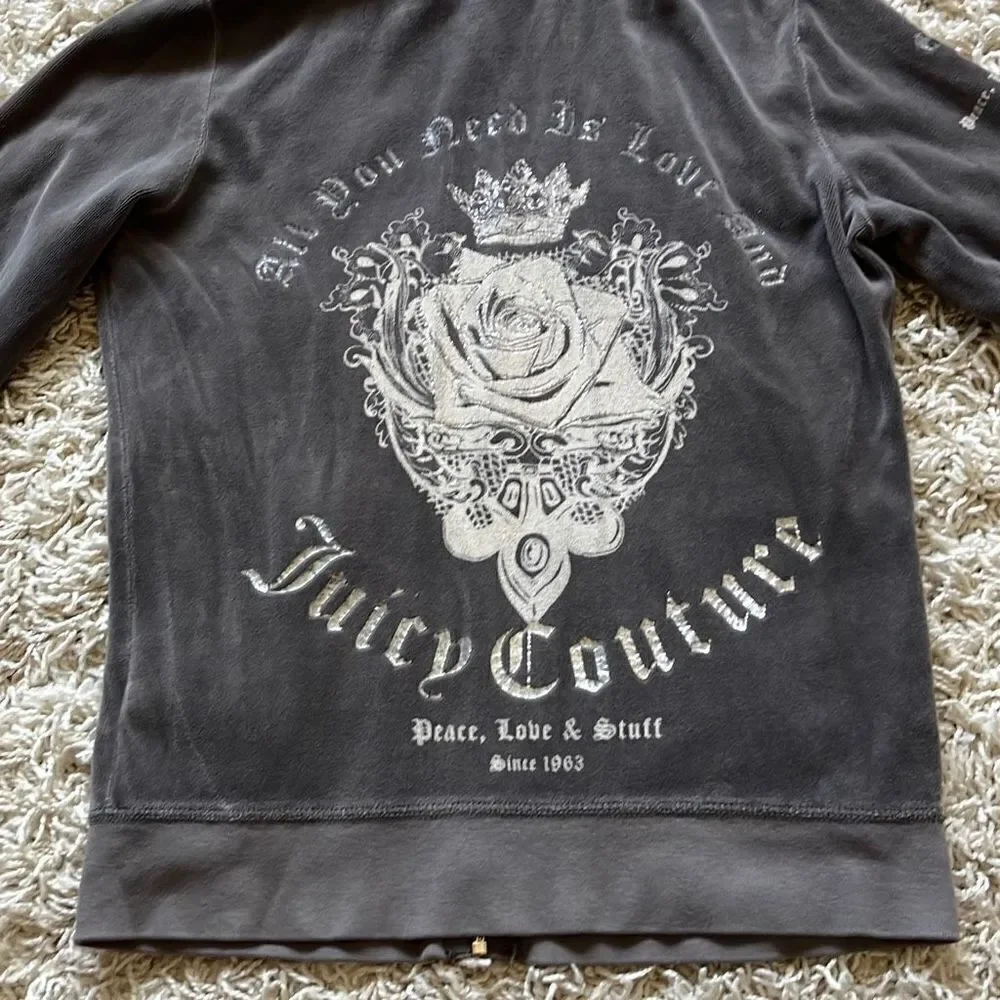 Juicy Couture All You Need Is Love Hoodie M